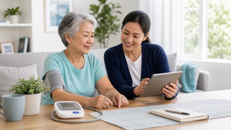 Digital health monitoring for seniors